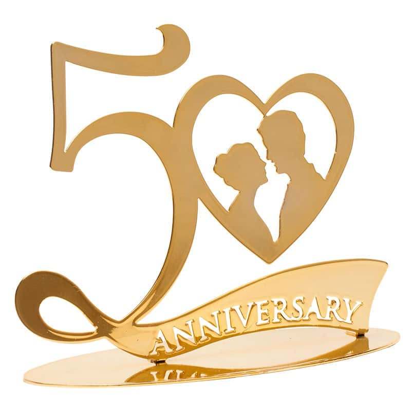 Verbazingwekkend Bestel Caketopper 50 jaar getrouwd bij Cake, Bake & Love TG-98